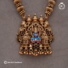 158 Matte Finsh Meeakari lakshmi NEcklace- JCNL158 - 599 (3)