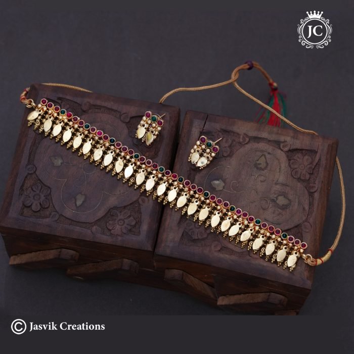 159 Kerala Pattern Elaka cjocker NEcklace -JCNL159- 499 (3)