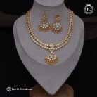 170 Vintage 2 Line Necklace -JCNL170 - 1499 (5)
