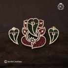 184 HAnd-MAde-Crystal-Vinayager-Pendent-Set-JCPT184 -1199-(5)