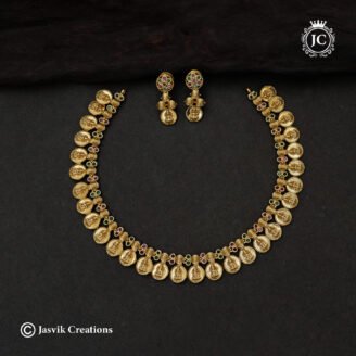 210 Premium Coin with LAashmi Necklace-JCNL210 – 650 (2)