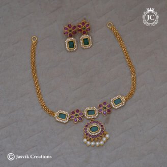 Premium Floral Chocker - JCNL287