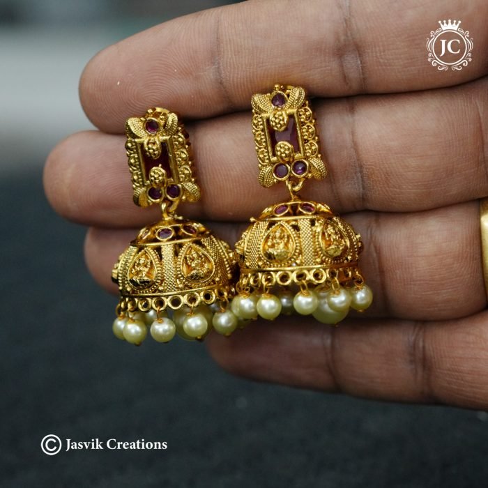 298 Antique Finsh Kemp Jhuka-JCER298 - 599 (3)