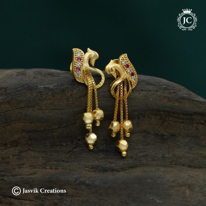 309 Forming Peacock String Ear Ring JCER309 - 170 (2)