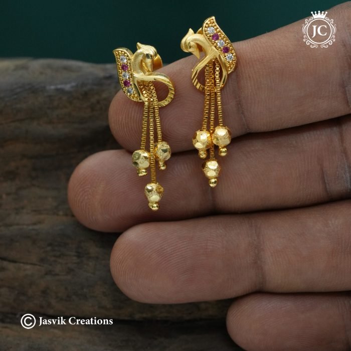 309 Forming Peacock String Ear Ring JCER309 - 170 (3)