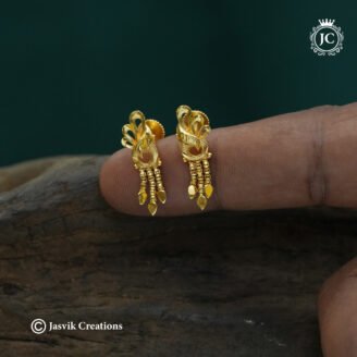 320 Forming Small PEacock Ear ring-JCER320 – 120 (3)