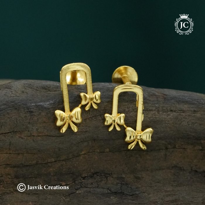 322 Gold Look Forming Small Ear ring-JCER322 - 120 (2)