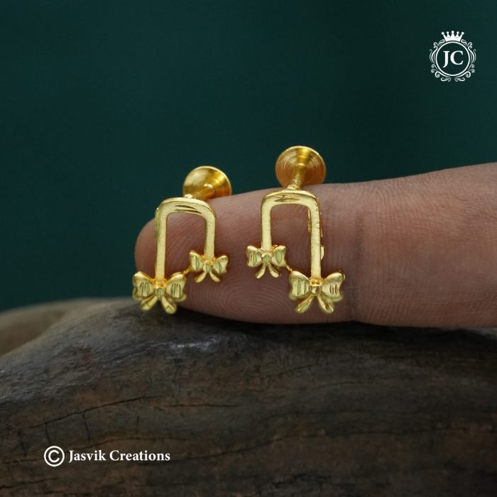 322 Gold Look Forming Small Ear ring-JCER322 - 120 (3)