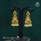 329 Gold Replica Antique Jhumka JCER329 - 399 (3)