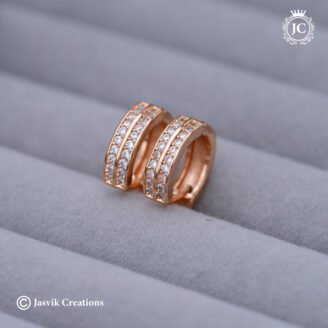 377 Rose Gold Dailry wear ear Ring-JCER377 – 120 (5)