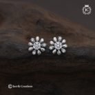 399 Silver Simple Ear ring JCER399- 99 (2)