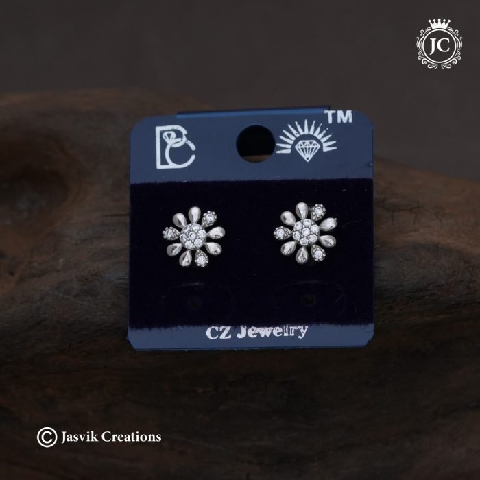 399 Silver Simple Ear ring JCER399- 99 (3)