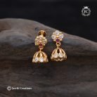 403 Gold Look Microplated Small Jhumka- JCER403-180 (2)