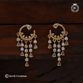 411 Premium Chandbali ear Ring with Layer-JCER411 – 499 (3)