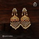 424 PRemoium Exclusive Jhumka with Lyer HAngings-JCER424 - 599 (3)