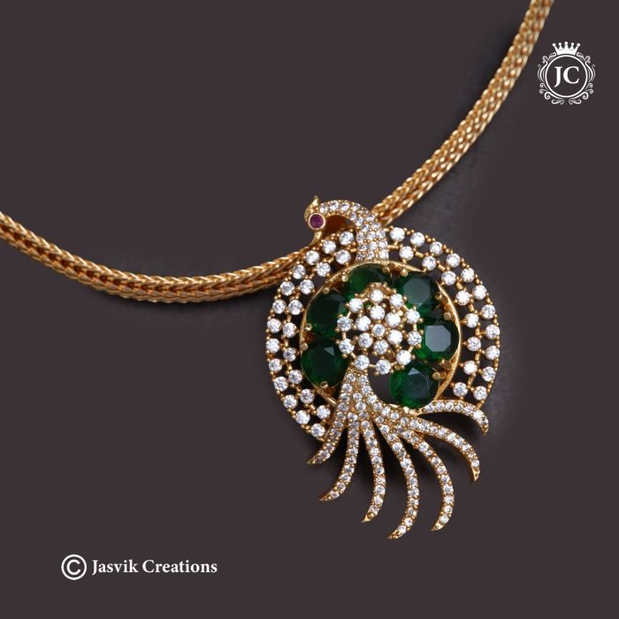 431 Peacock Detachable Necklcae-JCNL431 - 699 (3)