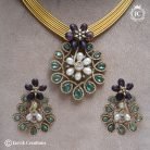 446 Exclusive Celebrity inspired Kante Necklace -JCNL446 - 1799 (2)