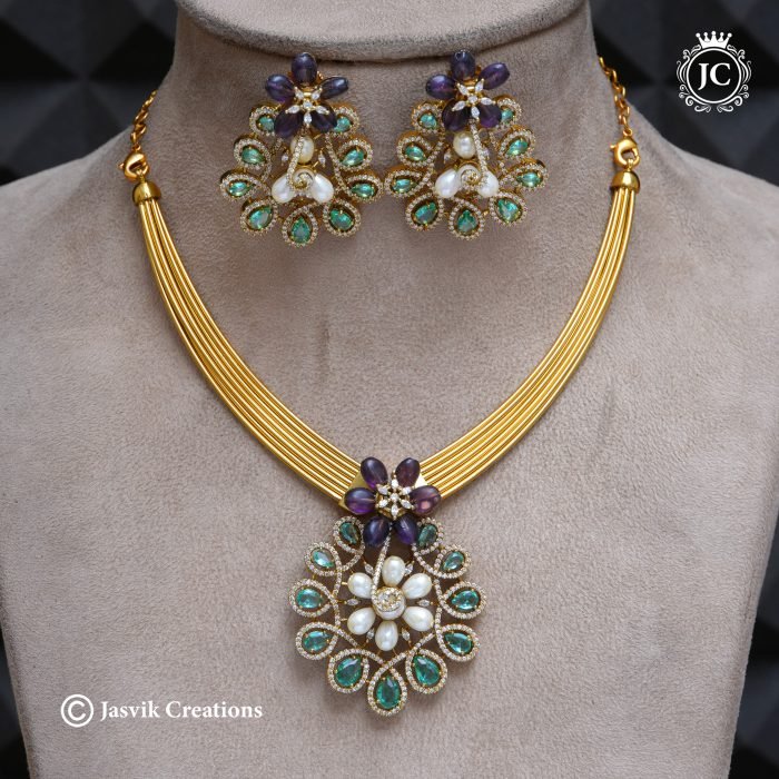446 Exclusive Celebrity inspired Kante Necklace -JCNL446 - 1799 (3) 446 Exclusive Celebrity inspired Kante Necklace -JCNL446 - 1799 (3)