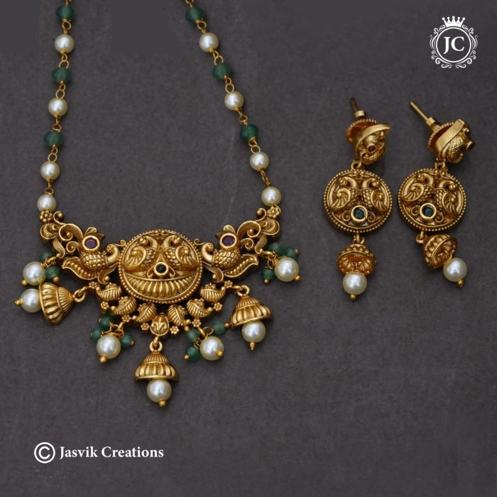 477 Premium-Pearl-with-Precious-Peacock-NEcklace-JCNL477-999-(6)