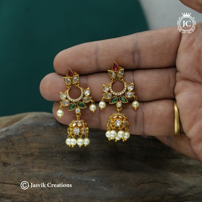 482 Uncut Jhumka-JCER482 - 399 (3) 482 Uncut Jhumka-JCER482 - 399 (3)