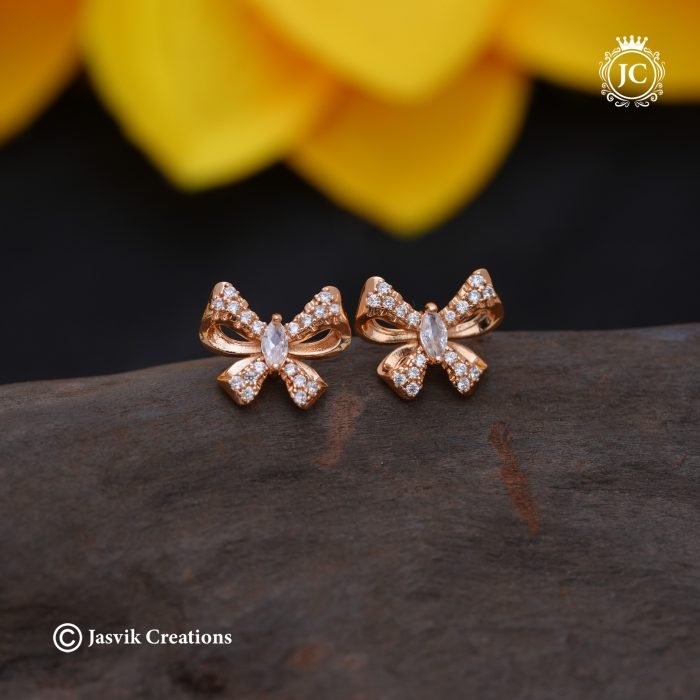 492 Rose gold Ear ring-JCER492 120 (2)