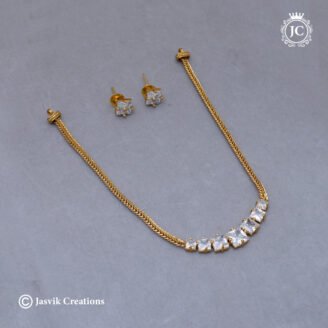 525 Simple-Uncut-Chocker( White) – JCNL525–350-(4)
