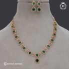 56 PRemium AD with Green Stone Necklace -JCNL056 -699 (2)