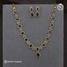 56 PRemium AD with Green Stone Necklace -JCNL056 -699 (3)