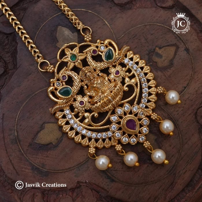 789-Antique-Finish-Simple-Lakshmi-Dollar-Chain- JCCH789--299-(8) 789-Antique-Finish-Simple-Lakshmi-Dollar-Chain- JCCH789--299-(8)