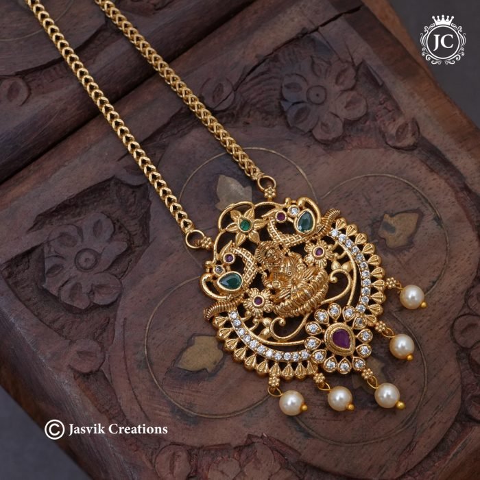 789-Antique-Finish-Simple-Lakshmi-Dollar-Chain- JCCH789--299-(9) 789-Antique-Finish-Simple-Lakshmi-Dollar-Chain- JCCH789--299-(9)