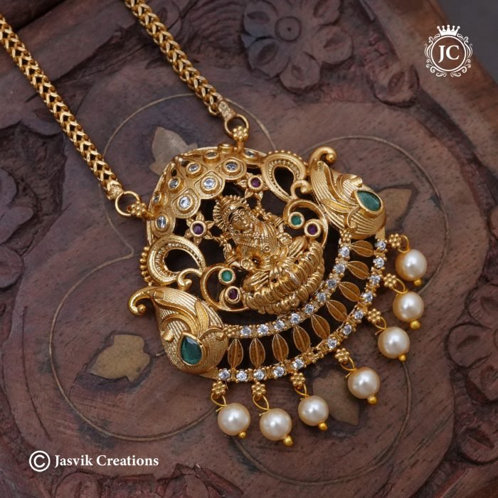 790-Antique-Finish-Simple-Lakshmi-Dollar-Chain- JCCH790--299-(5) 790-Antique-Finish-Simple-Lakshmi-Dollar-Chain- JCCH790--299-(5)