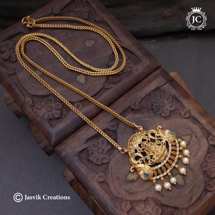 790-Antique-Finish-Simple-Lakshmi-Dollar-Chain- JCCH790--299-(6) 790-Antique-Finish-Simple-Lakshmi-Dollar-Chain- JCCH790--299-(6)