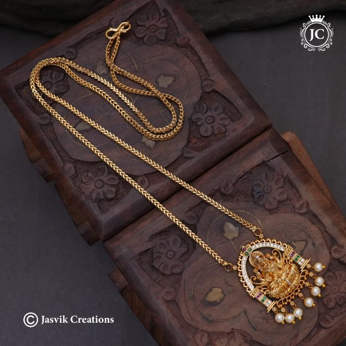 793 Antique-Finish-Simple-Lakshmi-Dollar-Chain- JCCH793--299-(4)