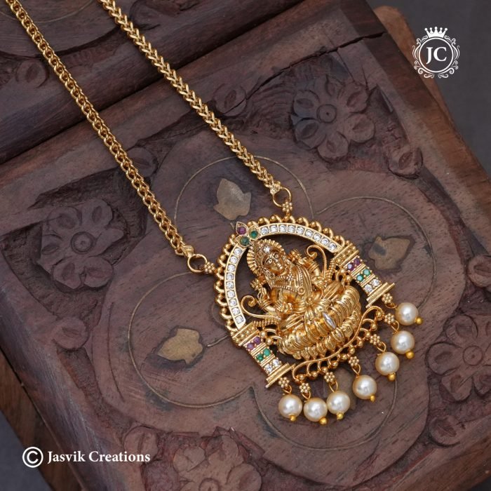 793 Antique-Finish-Simple-Lakshmi-Dollar-Chain- JCCH793--299-(5)