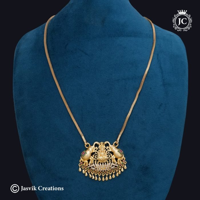 802 Forming Gajalakshmi Dollar Chain -JCCH802- 999 1099 (3)