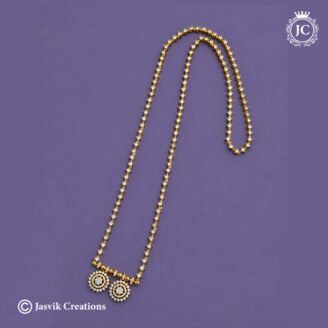 Elegant Real Look-Diamond-Thali-pattern-Chain - JCCH816