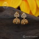 Diamond Replica Leaf Cutting Ear Ring – JCER445 (2)