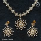 1002 Microplated Diamond Replica AD Necklace-JCNL1002 - 750 (3)