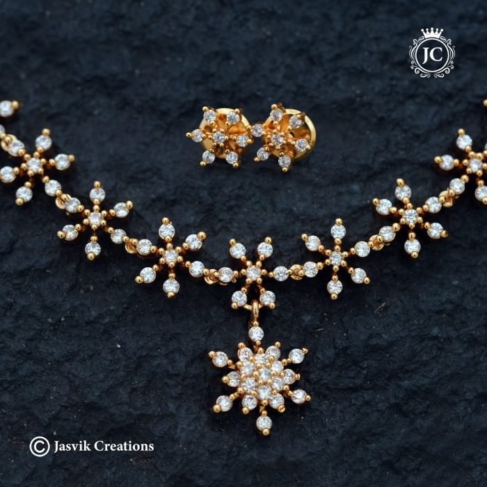 1003 Microplated Diamond Replica AD Star Necklace -JCNL1003 -550 (4)
