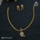 1005 Traditional simple MAnga Attikai necklace -JCNL1005 - 350