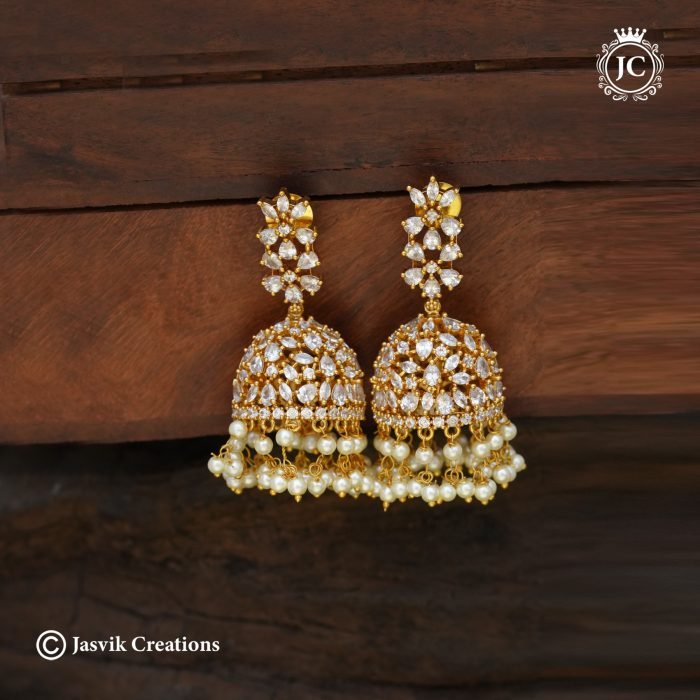 141 Uncut Partywear Jhumka -JCER141- 699