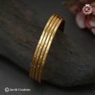 154 Micro Plated Daily wear Rod Bangle -JCBN154 - 199