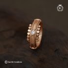 181 Impon finger ring( Randomn Size) White without Polish-JCFR181- 150 (7)