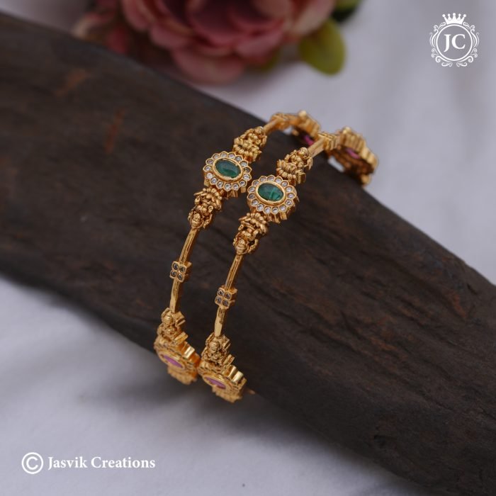185 Premium Lakshmi Bangle -JCBN185 - 399