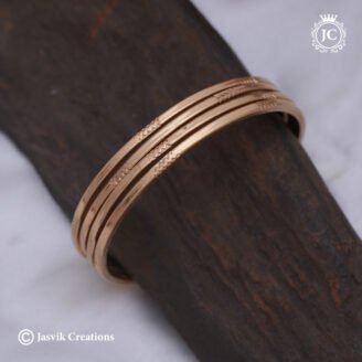 Traditional Unpolished Impon Five-Metal Bangle - JCBN188