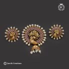 193 Premium Kemp Peacock Pendent Set- JCPT193 850