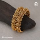 228 Real Antique Gold Inspired Openable Lakhmi Bangel -JCBN228-1099