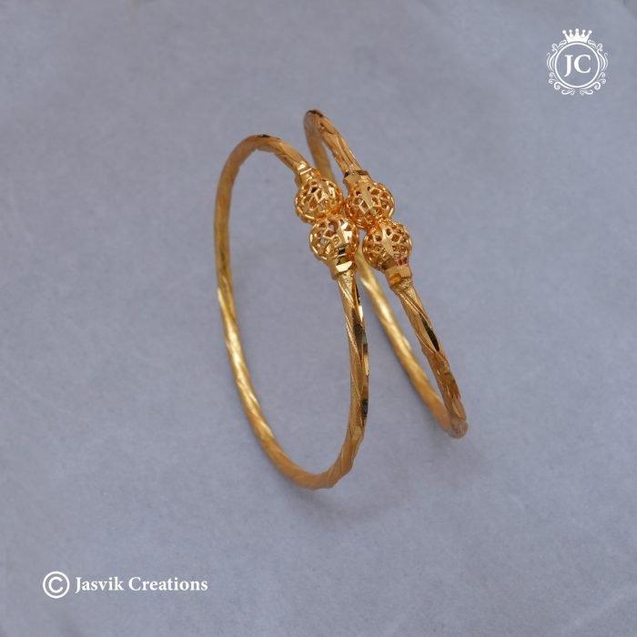 245 Microplated-Dailywear-Double-ball--KAda-Bangle-JCBN245-4,10--199-(2)