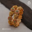 254 Antique NAkshi Finish PEacock Bangels-JCBN254- 799 (2)