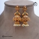 332 Premium Antique Lakshmni Jhumka JCER332-799 (3)